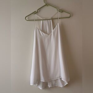 Express White Sleeveless Blouse